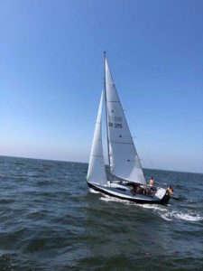 Segel vom Segelmacher für eine X-Yacht von Black Sails